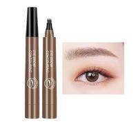 Stylo à sourcils - Applicateurs de cartographie arqués, 1 outil de teinture de précision pour la définition du visage, des baguettes cosmétiques frontales avec quatre broches, marchandises de beauté