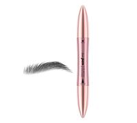 Stylo à sourcils et eye-liner 2 en 1, Microblading avec eye-liner, maquillage imperméable et pour les yeux, double extrémité
