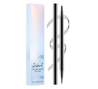 Stylo à sourcils, stylo à sourcils liquide,Crayon de remplissage des sourcils 2 en 1 avec 4 conseils | stylo contourissant des sourcils, fournitures de beauté pour les travaux de voyage quotidiens