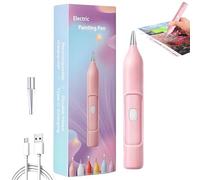 Stylo à strass - Dot Art pour peinture électrique, outil de bricolage rechargeable avec adsorption automatique sous vide, stylo de projet pour activité d'équipe, salle de classe, bricolage, et