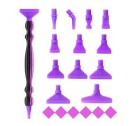 Stylo À Strass Dot - Fournitures de Bricolage avec Pointe Filetée | Set De Stylos De Perçage À Strass - pour Enthousiastes DIY Adultes Débutants Artistes Professionnels Activités Familiales Projets