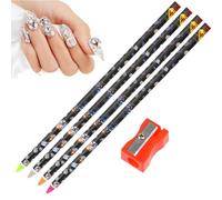Stylo À Strass - Lot De 4 Outils De Pose De Strass | Prise Antidérapante, Fournitures Réutilisables Et Stylo Léger Pour Décoration De Costumes Et Personnalisation De Téléphones