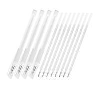 Stylo à Tatouage Blanc pour Sourcils, Marqueur Cosmétique | Plastique Transparent, Prise en Main Confortable, Tracé Fin, pour Symétrie Précise et Pratique de Maquillage