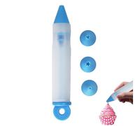 Stylo À Tuyauterie, Stylo De Décoration Pour Biscuits - Écriture De Plats En Silicone Des Conseils De Tuyauterie, À La Crème À La Crème De Biscuits Kit De Stylos De Décoration Pour Gâteau À G