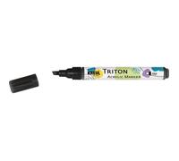 C. Kreul Marqueur acrylique Triton Edge 17809 – noir, pointe biseautée 1–4 mm, à base d'eau