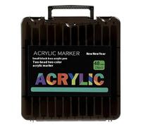 Stylo acrylique, marqueur de peinture pour verre de précision | S-Window Decoration Model Kit Détails Outils de peinture Outils de bricolage Peinture à séchage rapide résistante à l'eau et à la