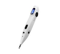 Stylo Acupuncture électronique D'acupuncture Soulagement de la Douleur Détecteur Point Masseur Corporel Meridian Pen Avec 2 Têtes De Massage thérapie Rechargeable