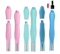 Stylo Aimanté Pour Nail Art En Forme De Cœur, Forme Ronde, Pour Vernis Gel Œil De Chat, Kit De Manucure DIY, Outil Magnétique Pour Nail Art, Outil Pour French Manucure (3 pièces)