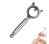 Stylo aimanté pour ongles avec poignée portable à forme creuse circulaire