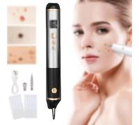 Stylo Anti-Acrochordons,Stylo Plasma 2 En 1,15 Niveaux Réglables,Écran Lcd,Sans Danger Pour La Peau,Design Ergonomique,Portable,Rechargeable Par Usb,Sûr Et Indolore,Pour Les Soins De La Peau