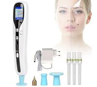Stylo Anti-acrochordons, Stylo Plasma Portable à Ozone Avec éCran D'Affichage, 8 Vitesses D'éNergie + 2 Modes De Fonctionnement, Pour Verrues, Taches De Rousseur, Naevus Et Petits Tatouages