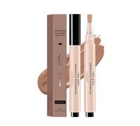 Stylo anti-cernes, conception de tête de brosse de type presse, couvre avec précision les cernes, les taches et les sillons lacrymaux, illumine le visage, léger et durable, créant un maquillage nature