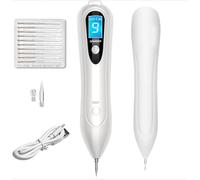 Stylo anti-grains de beauté, kit d'élimination des acrochordons, 9 vitesses, stylo électrique anti-verrues pour le visage et le corps(Blanco)