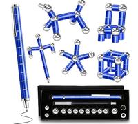 Stylo Anti-Stress Bleu, Stylo Magnétique, Pen Anti-Anxiété, Cadeaux pour Hommes - Cadeaux à Glisser dans Les Chaussettes De Noël