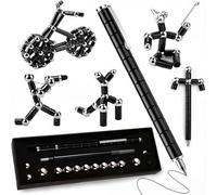 Stylo Anti-Stress Bleu, Stylo Magnétique, Pen Anti-Anxiété, Cadeaux pour Hommes - Cadeaux à Glisser dans Les Chaussettes De Noël