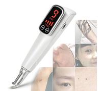 Stylo Anti-Taches Avec Lunettes De Protection, Dispositif Plasma à Stylo Picoseconde, Machine Anti-Taches Foncées Taupe, 9 Modes / 4 Niveaux,Red