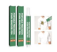 Stylo Anti-taches Stylo Détachant, Bâtons Anti-Taches Efficaces, Détachant Pour Vêtements, Facile à Transporter Et Portable, élimination Facile De La Graisse, Sang, Café, Vin - 2 pièces