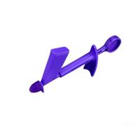 Stylo applicateur Sugar Pearl avec 4 embouts en silicone souple pour décoration de gâteaux - Distributeur de boules comestibles pour cookies, brownies, crème glacée - Gadget de cuisine de 18,5 cm