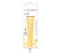 Stylo choco jaune pastel 25g ScrapCooking