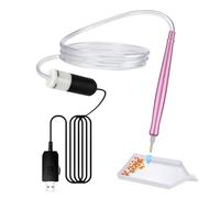 Stylo automatique pour pierres précieuses avec ventouse réglable - Design ergonomique - Pour travaux manuels de grands projets de toile - Outil d'art sur toile