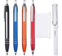 Stylo avec Antisèche 4pcs,Stylo Triche,Stylo avec Feuille de Triche de 0,7mm,Stylo avec Onglet de Feuille Rétractable,Stylo à Bille