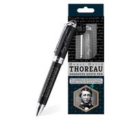 Stylo avec citation inspirante Henry David Thoreau - Go confiently in the direction of your dreams. Live the Life You 've Imagined. - Cadeau de bureau pour diplômés, étudiants, professionnels, hommes et femmes.