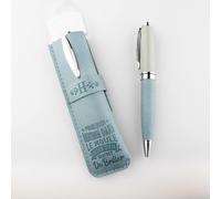 Stylo Bambou Avec Étui Avec Initiale H