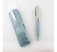 Stylo Bambou Avec Étui Avec Initiale N