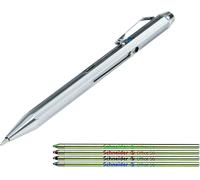Stylo ¿¿ Bille 4 Couleurs Avec M¿¿Canisme Coulissant (Stylo + Mines De Rechange)