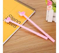 Stylo-bille à encre gel - Motif flamant rose - Pour étudiants - Papier à lettre - Pour l'école et le bureau