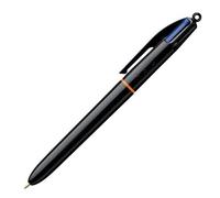 Bic Stylo À Bille Rétractable 4 Couleurs Pro Noir