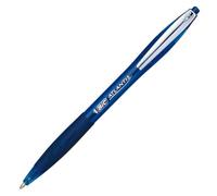 BIC - Stylo bille - Atlantis Premium rétractable - écriture moyenne 1.0 - Bleu