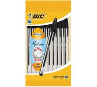Stylo-bille - BIC - Cristal® Original - Noir - Pointe moyenne - x10