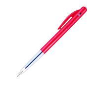 Stylo bille Bic M10 rétractable 0,5 mm - rouge