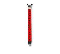 Stylo bille bicolore - LEGAMI - CLICK0030 - Motif Ladybug - 2 encres (rouge/noir) - Pointe 1 mm