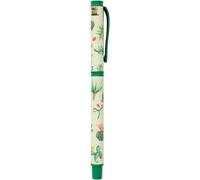 Stylo Bille Botanical Cacti - Pointe Moyenne, Encre Noir, Stylo En Métal, Idée Cadeau