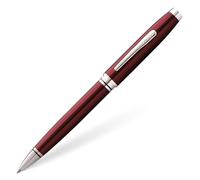 Stylo bille CROSS Coventry (paisseur de trait moyenne avec bote cadeau) rouge/chrome