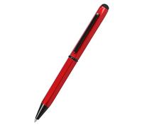 Stylo-Bille Hexagonal Stylus Rouge, Stylo à Bille Hexagonal en Aluminium, Mine D1 Interchangeable, Couleur d'écriture Bleue, Stylo avec Stylet