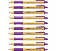 Stylo Bille - Lot X 10 Stylos À Bille Rechargeables - Lilas