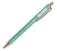 stylo bille paillettes râleuse 14cm turquoise - générique cd10311v17 Turquoise