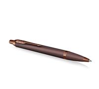 Stylo bille Parker IM Monochrome | encre bleue | finition et garnitures bordeaux | pointe moyenne | coffret cadeau