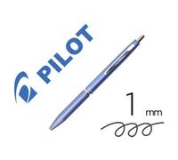 Stylo-bille pilot acro 1000 retractable pointe moyenne 1mm encre noire rechargeable coloris bleu clair avec coffret