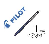 Stylo-bille pilot acro 1000 retractable pointe moyenne 1mm encre noire rechargeable coloris bleu marine avec coffret