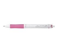 Stylo bille Pilot Acroball Pure white BeGreen pointe moyenne Rose Rose G