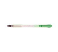Stylo-bille pilot bp-s matic écriture fine 0.3mm 800m encre classique rétractable corps translucide rechargeable vert