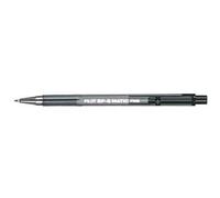 Pilot Pen Stylo à bille rechargeable BPS-Matic Pointe fine rétractable Encre noire corps cristal