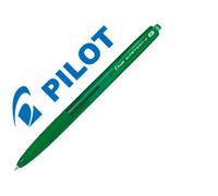 Stylo-bille pilot super grip g rétractable pointe fine coloris vert