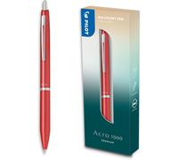 Stylo Bille Premium Acro 1000 Rose Corail En Coffret Cadeau - Encre Ultra Douce Pour Une Fluidité D`Écriture Inégalée - Stylo Bille Rechargeable Et Rétractable - Encre Noire - Pointe Moyenne