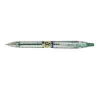 Stylo bille rétractable B2P Ecoball 10 - PILOT - Vert - Rechargeable - Non Effaçable