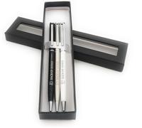 Stylo Bille Rétractable En Métal De 13 Cm,Pointe De 1 Mm À Encre Noire Pour Une Écriture Fluide Et Précise-Stylo Chic Et Léger,Facile À Utiliser¿Parure De 3 Stylos-Stylo Femme-Stylo Homme